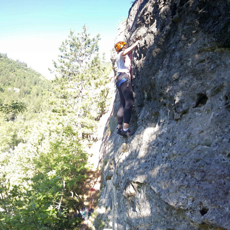 débutant escalade