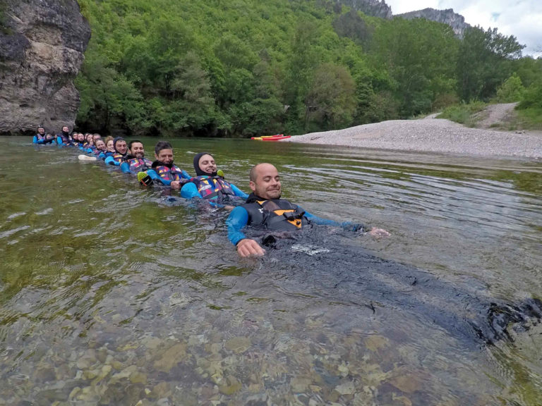 Groupe moniteur Gorges du tarn bureau sainte enimie activités loisirs nature sport plein air lozère