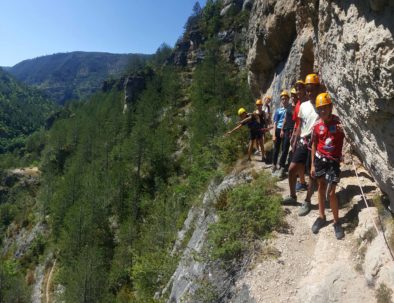 Groupe moniteur Gorges du tarn bureau sainte enimie activités loisirs nature sport plein air lozère