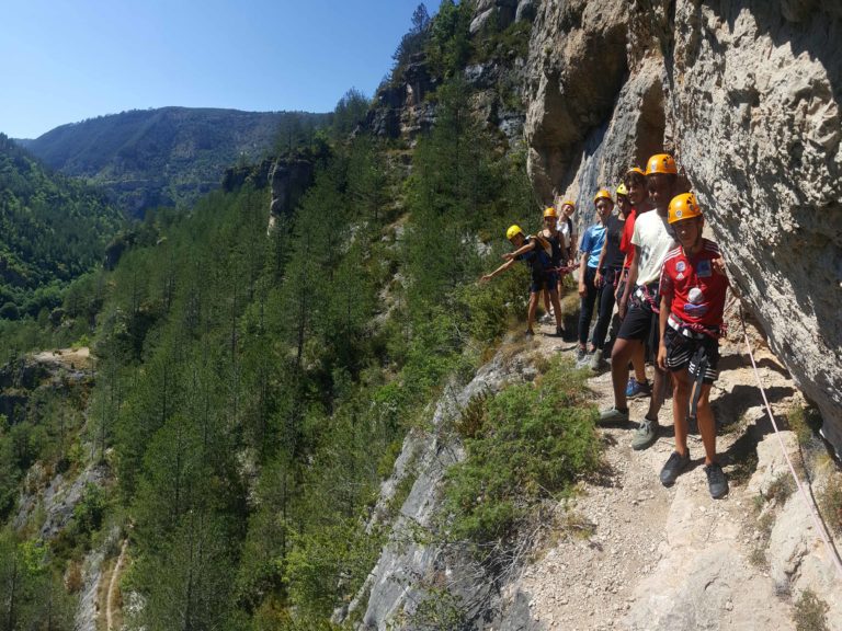 Groupe moniteur Gorges du tarn bureau sainte enimie activités loisirs nature sport plein air lozère