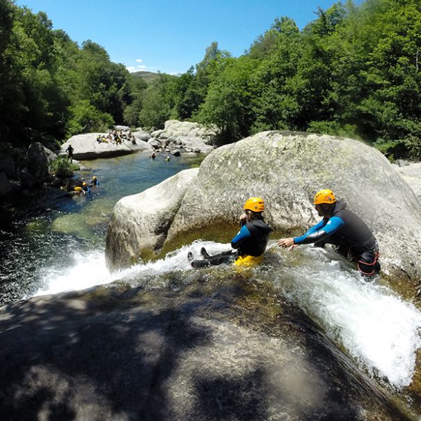 Canyoning en famille