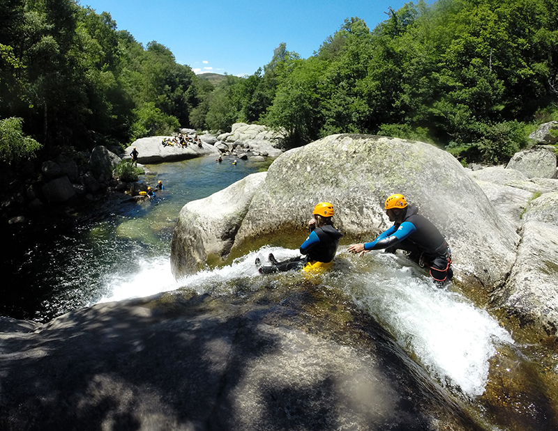 Canyoning en famille